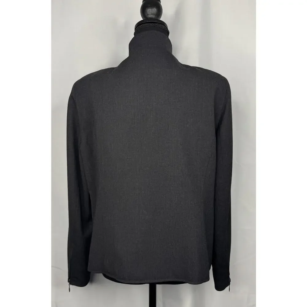 Womens Vintage Lauren Ralph Lauren Worsted Wool Jacket Sz 12P Minimalist Classic